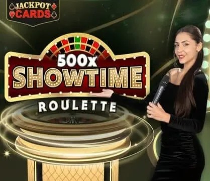 Play Showtime Roulette 500x slot by Amusnet on nl-lalabet.com