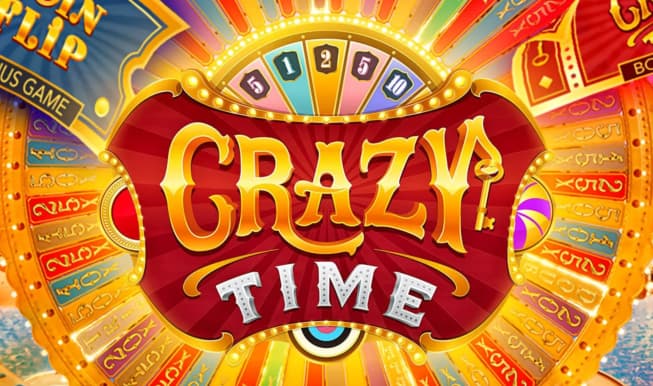 Official Live Shows logo: Crazy Time by Evolution at Lalabet