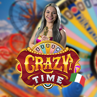 Crazy Time Italia slot visual from Evolution available on nl-lalabet.com