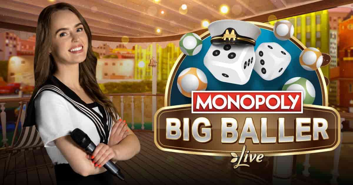 MONOPOLY Big Baller logo – Live Shows by Evolution at Lalabet